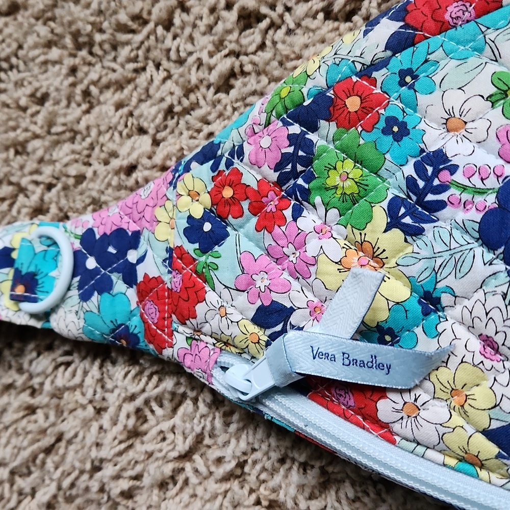Vera Badley Small Floral Sling Bag with Multiple Bright Colors - Picture 4 of 14